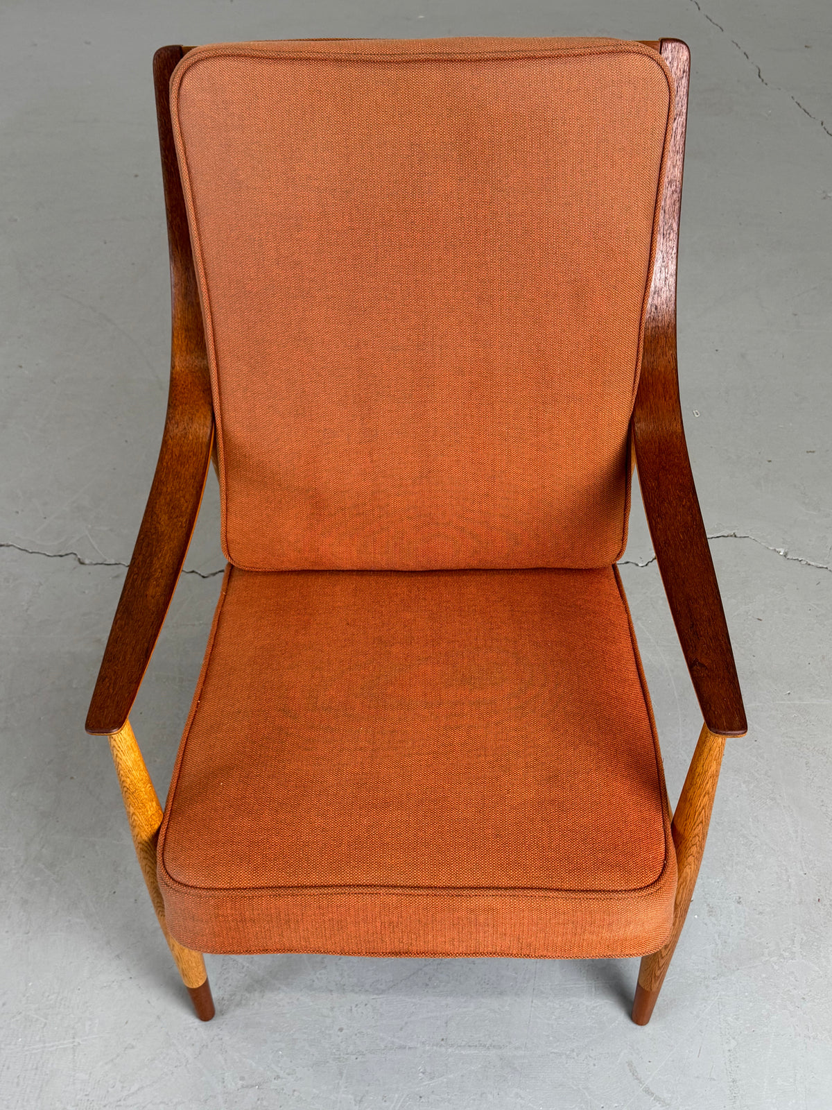 1950s Peter Hvidt & Orla Mølgaard-Nielsen FD 145 Lounge Chair for France & Daverkosen.