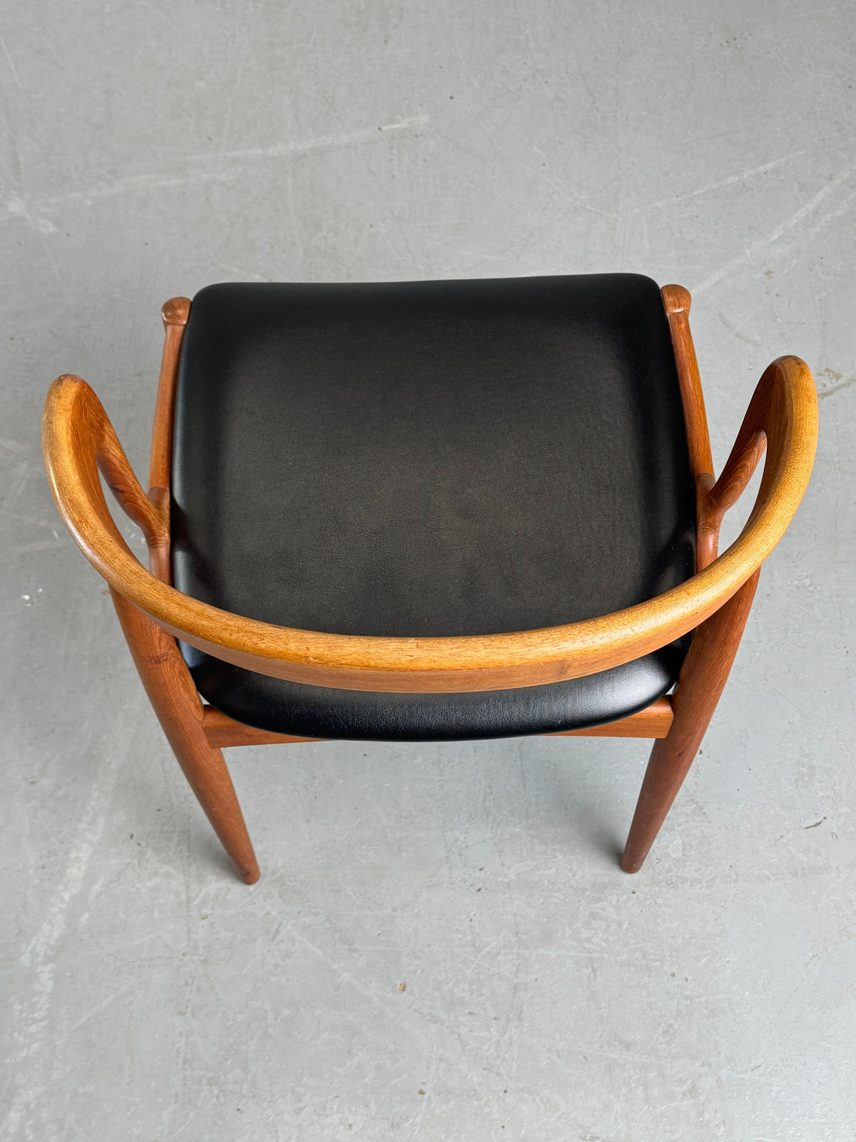 1960s Model 16 Teak Dining Chairs by Johannes Andersen for Uldum Møbelfabrik, Denmark.