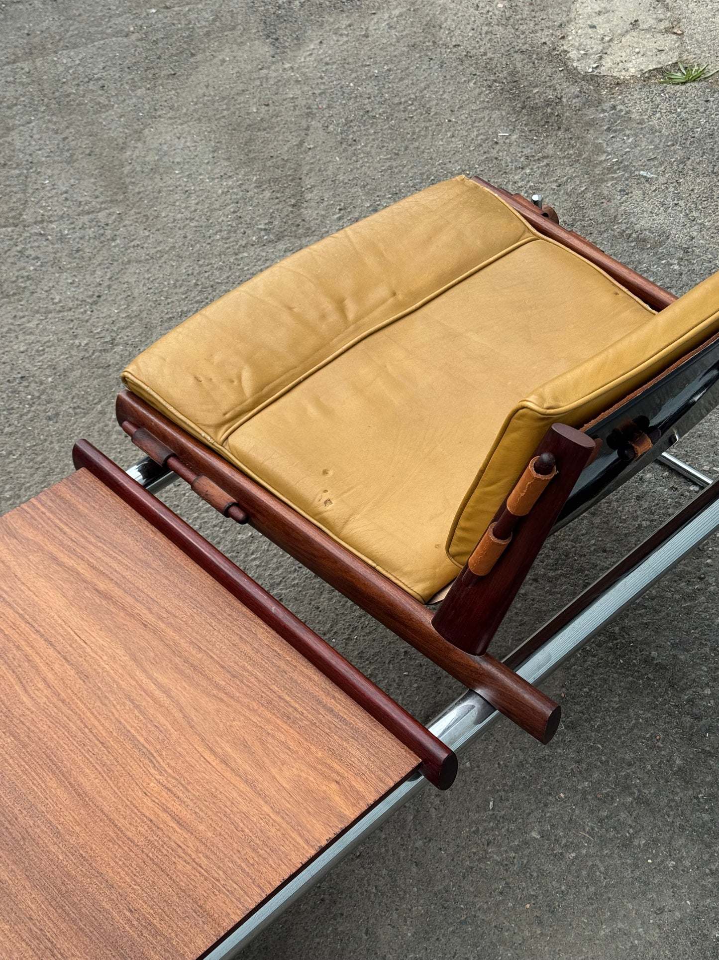 1960s MP-123 Modular Bench by Percival Lafer for Lafer, Completely Original