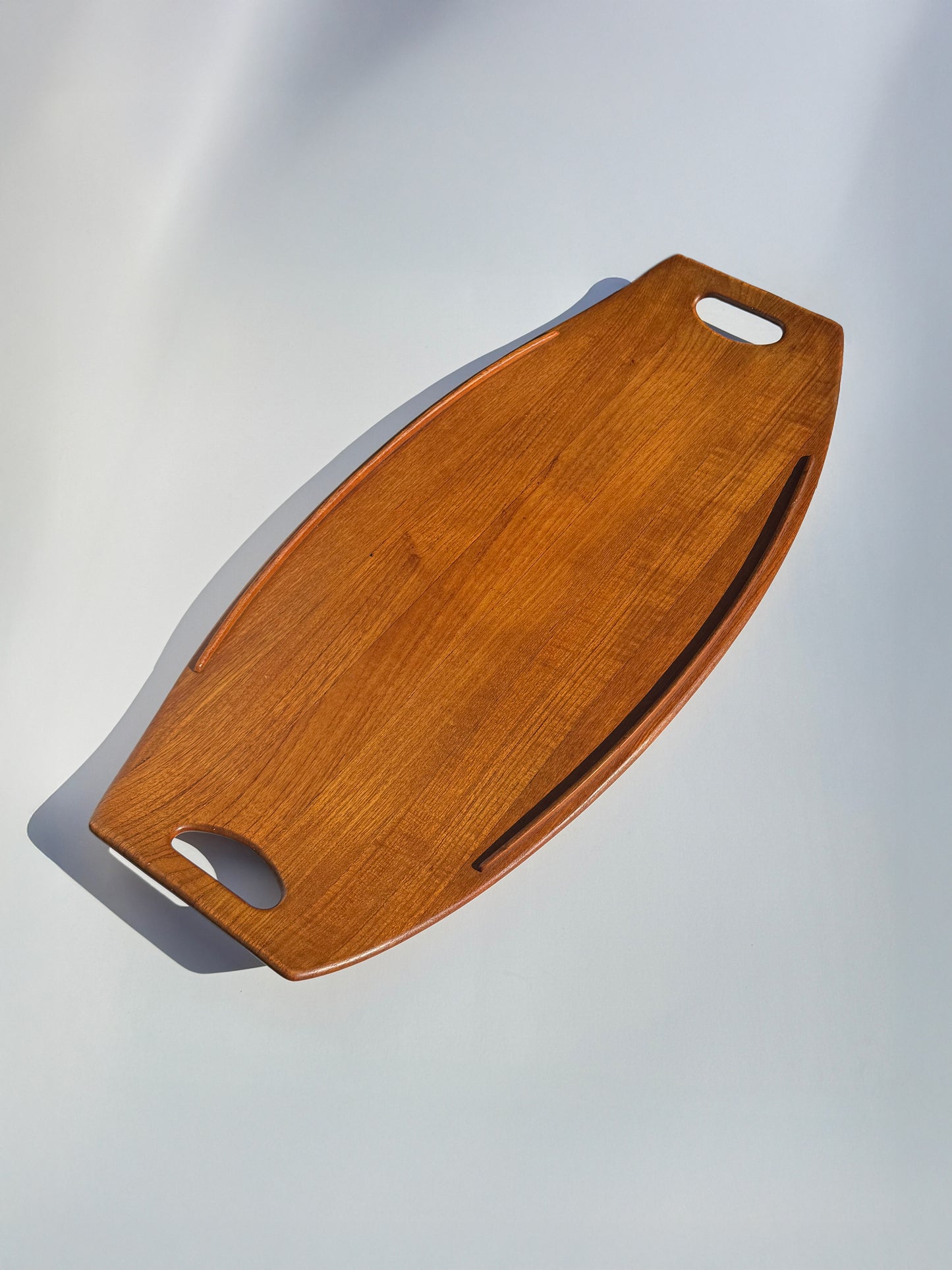 1960s Surfboard Tray by Jens Quistgaard for Dansk in teak