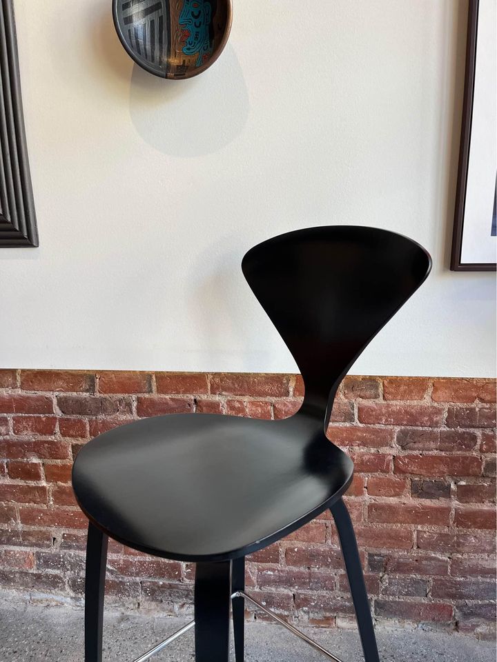 2008 Black Cherner Barstools by Cherner Chair Company