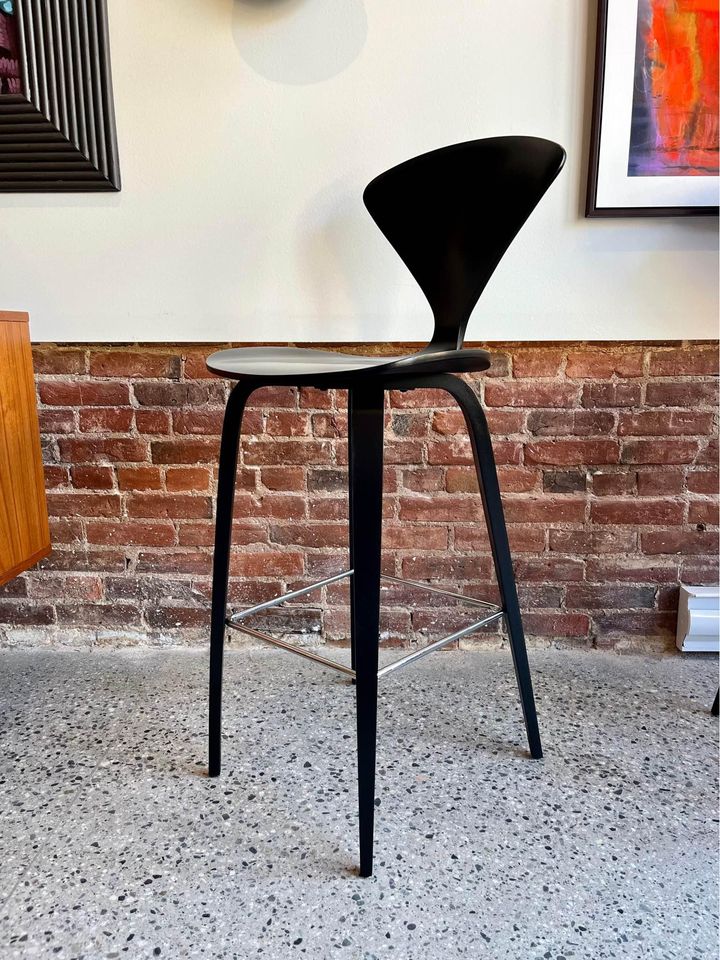 2008 Black Cherner Barstools by Cherner Chair Company