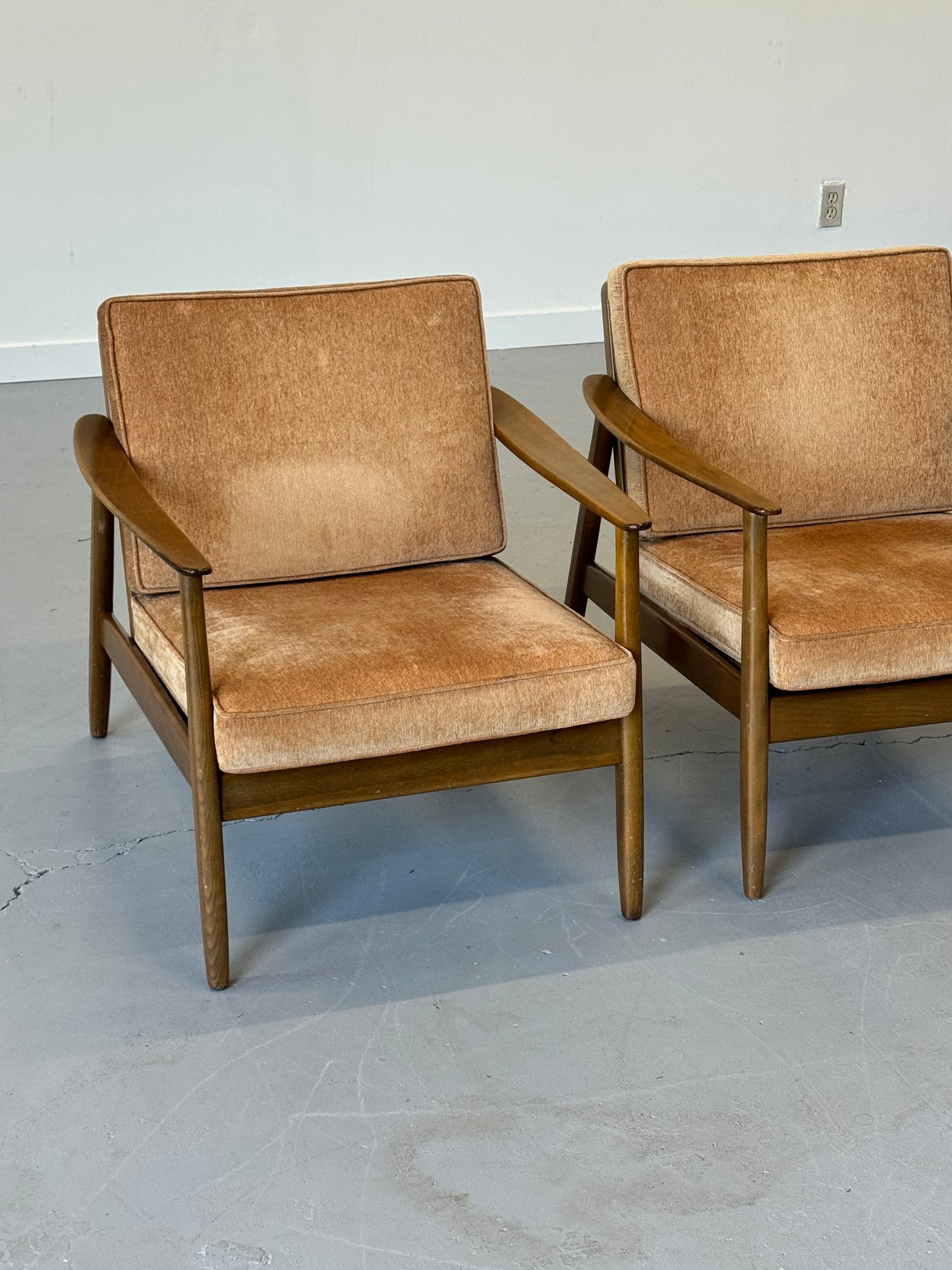 1960s Lounge Chair "USA 247" by Folke Ohlsson for DUX with Cane Back