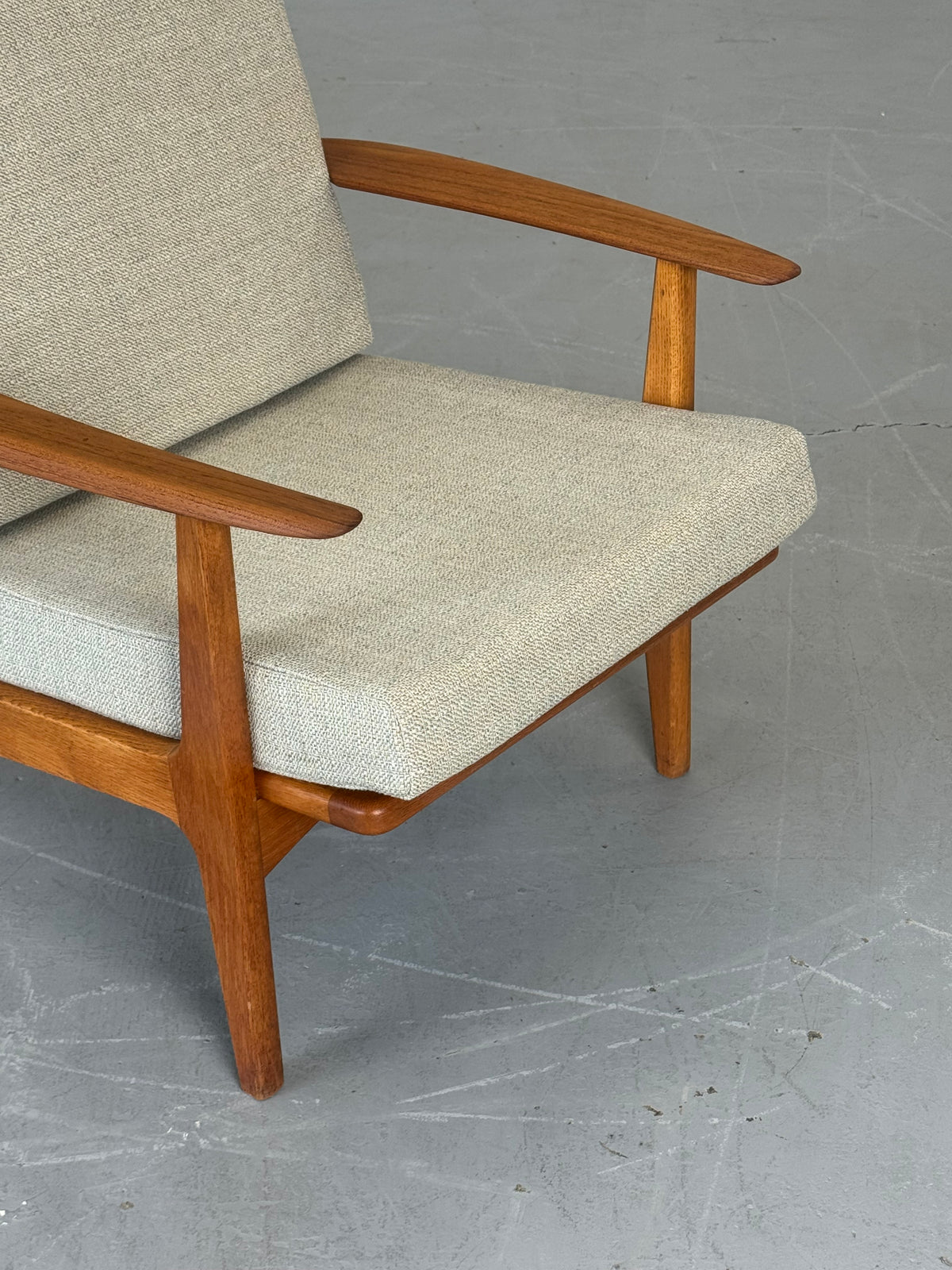 1960s Danish Teak and Oak Lounge Chair