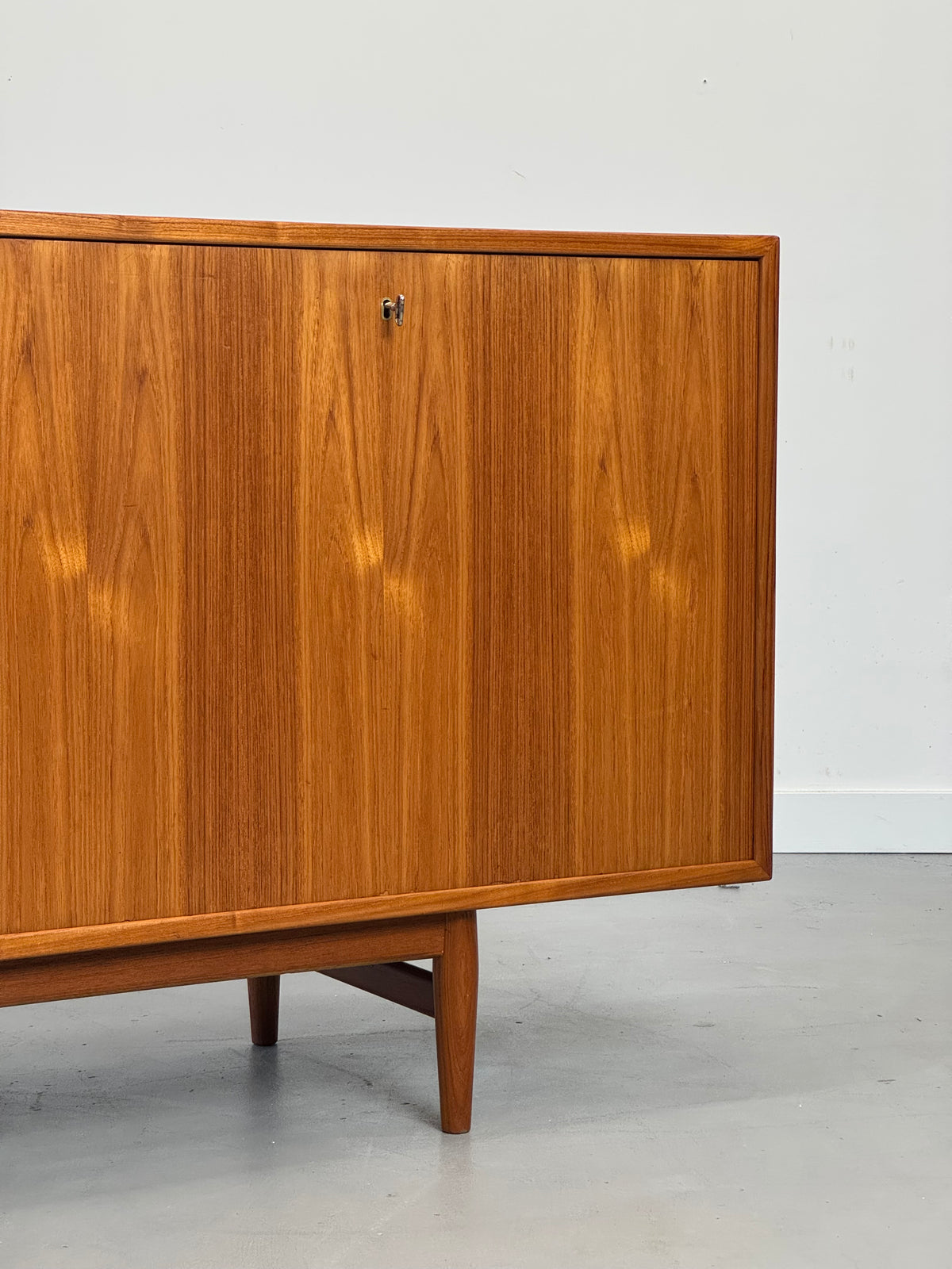 1950s Arne Vodder Model 29A “Triennale” Teak Sideboard for Sibast, Denmark.