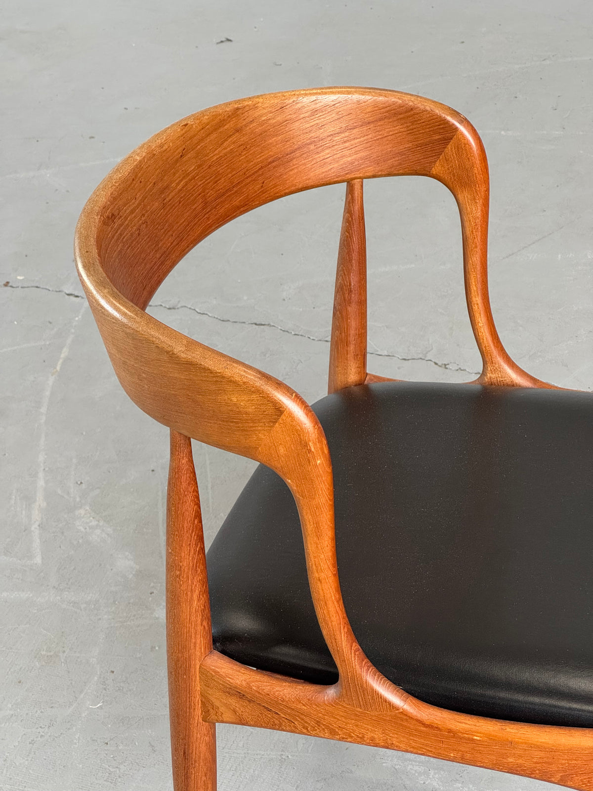 1960s Model 16 Teak Dining Chairs by Johannes Andersen for Uldum Møbelfabrik, Denmark.