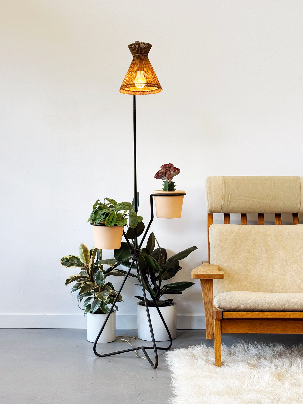 1960s GE-375 Modular Seating System by Hans J. Wegner for Getama in oak.