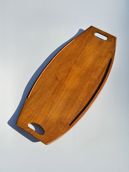 1960s Surfboard Tray by Jens Quistgaard for Dansk in teak