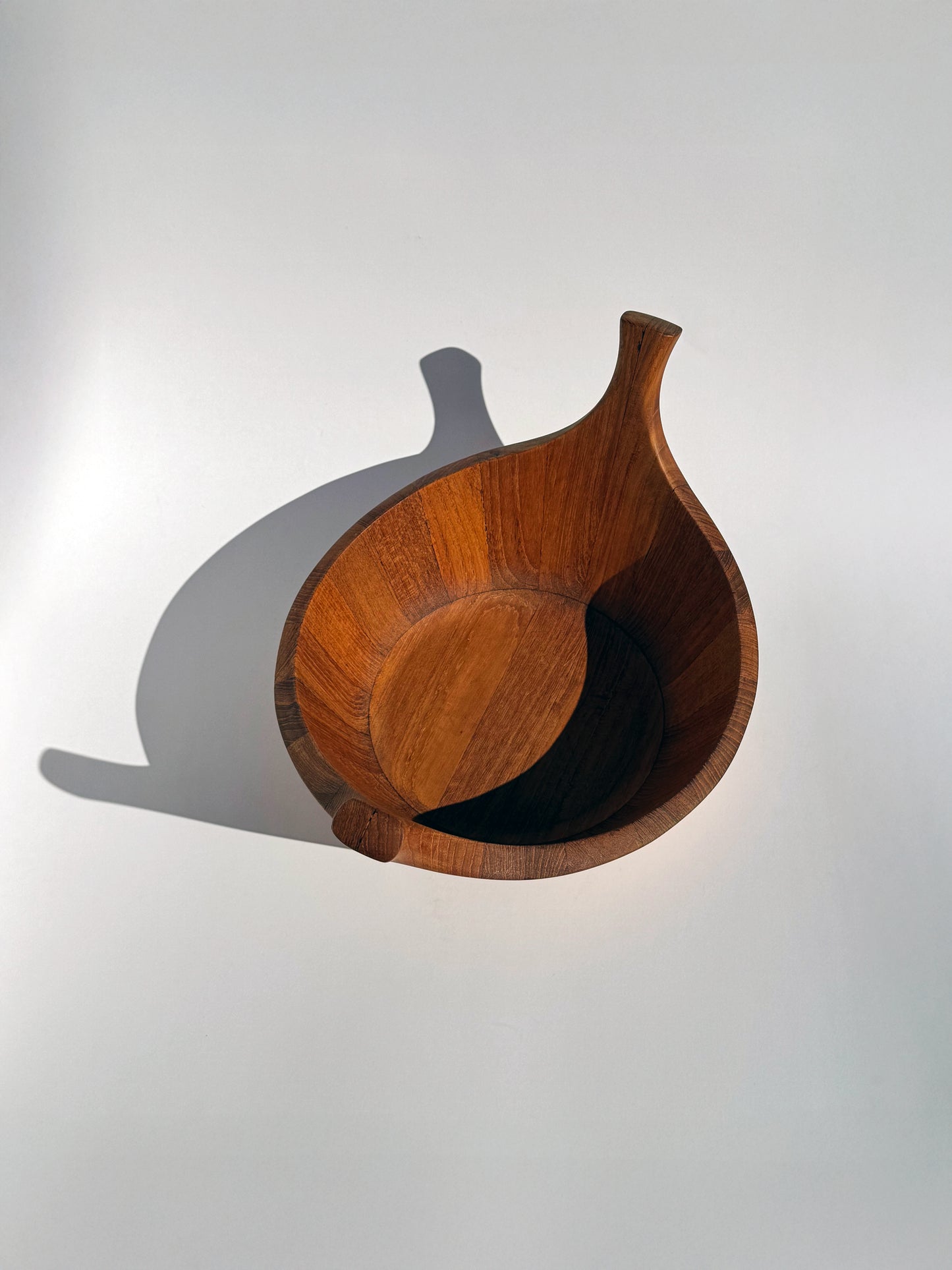 1960s Viking Bowl by Jens Quistgaard for Dansk in staved teak