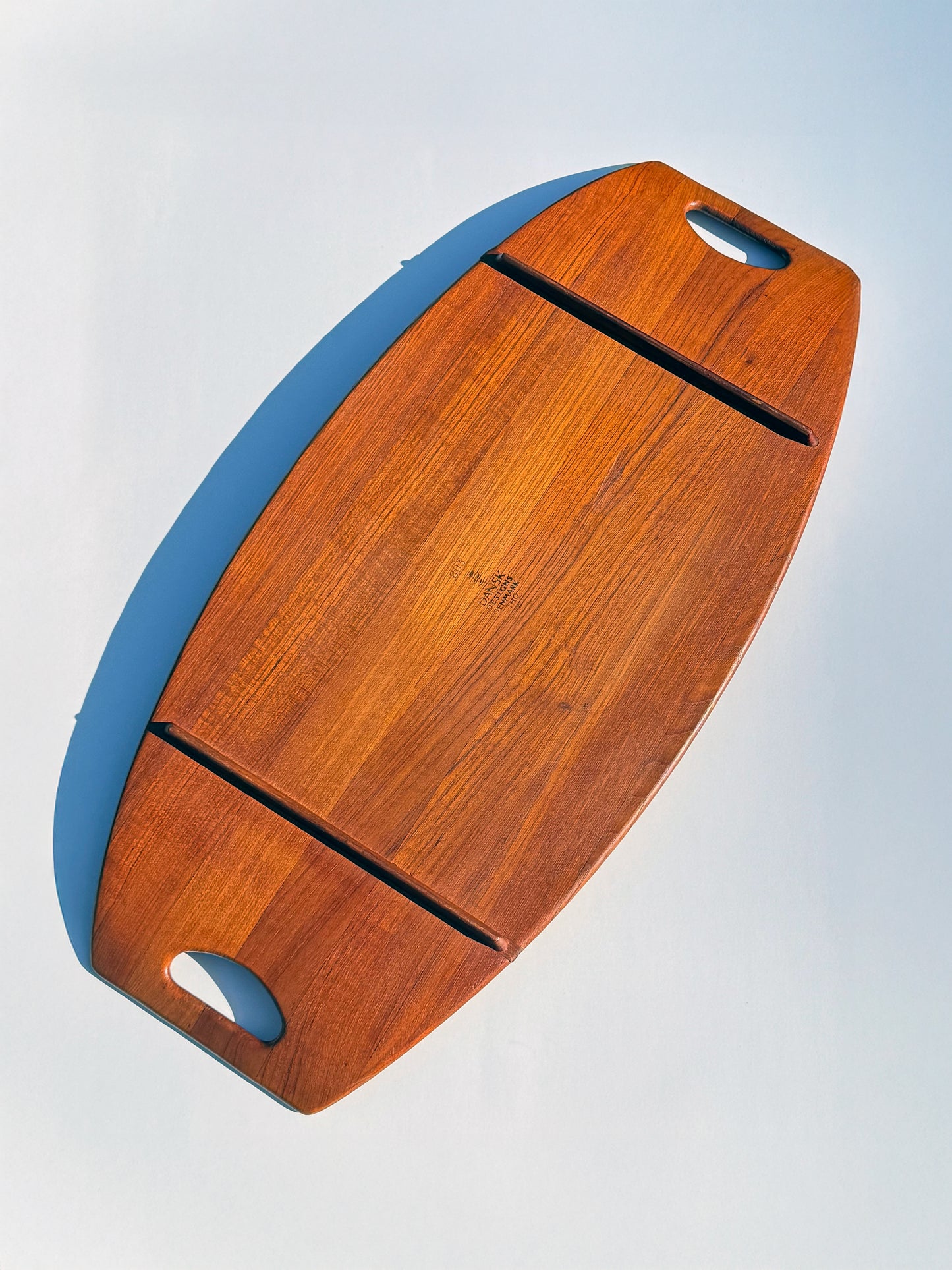 1960s Surfboard Tray by Jens Quistgaard for Dansk in teak