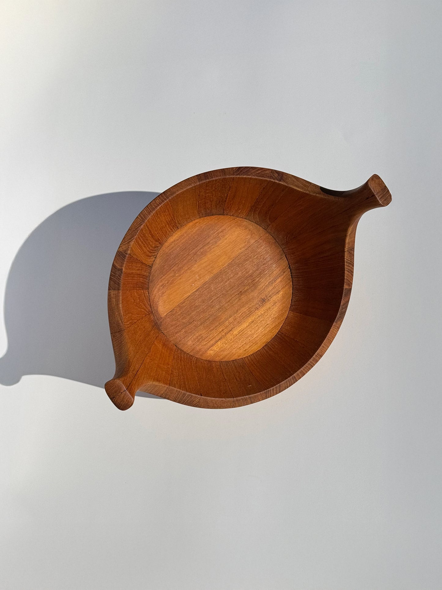 1960s Viking Bowl by Jens Quistgaard for Dansk in staved teak