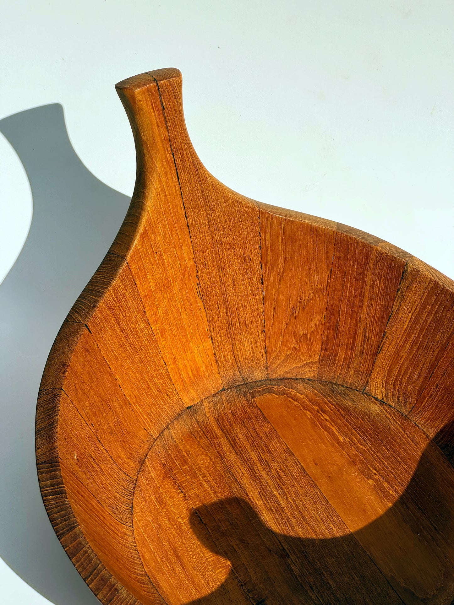 1960s Viking Bowl by Jens Quistgaard for Dansk in staved teak