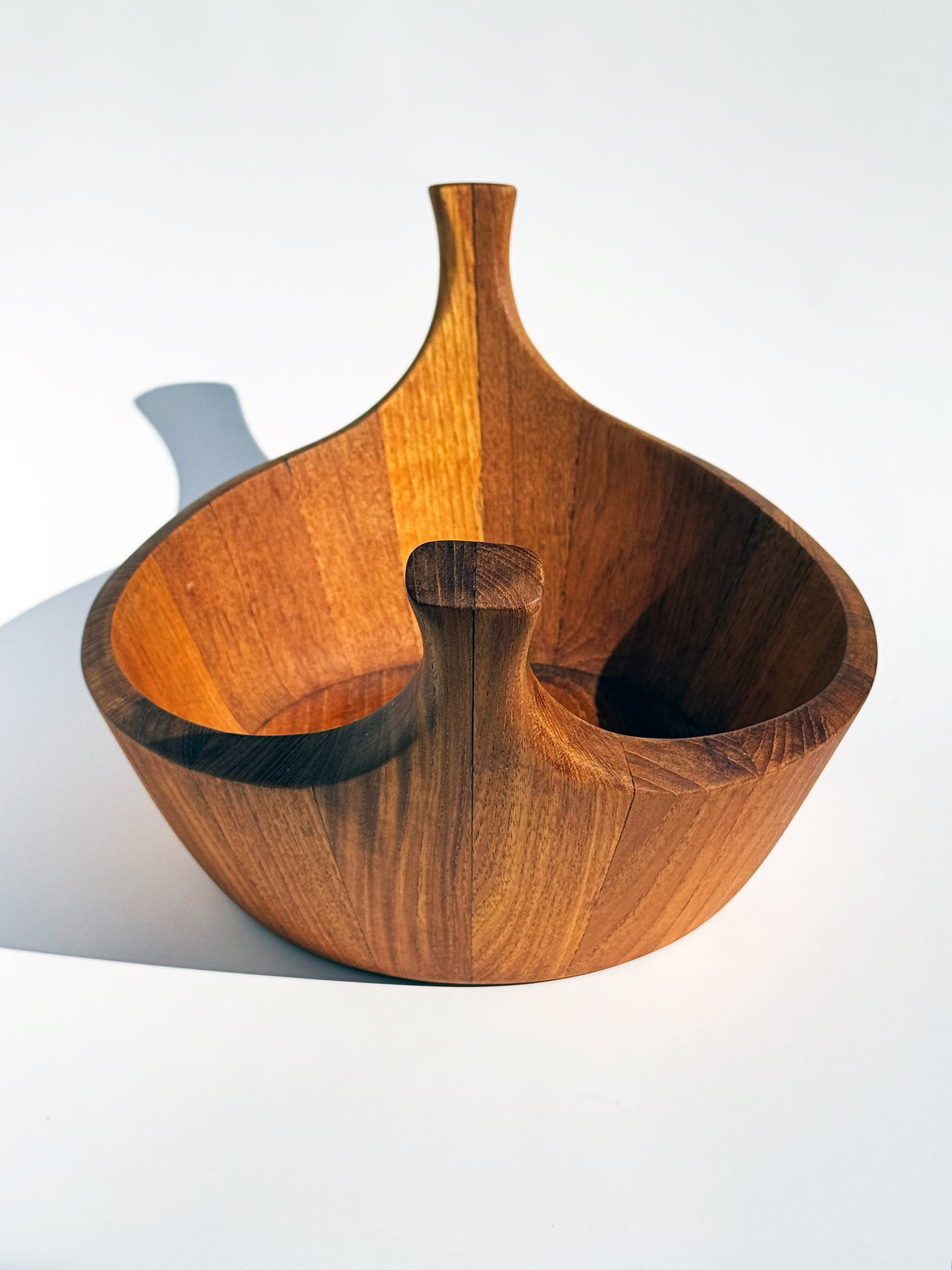 1960s Viking Bowl by Jens Quistgaard for Dansk in staved teak