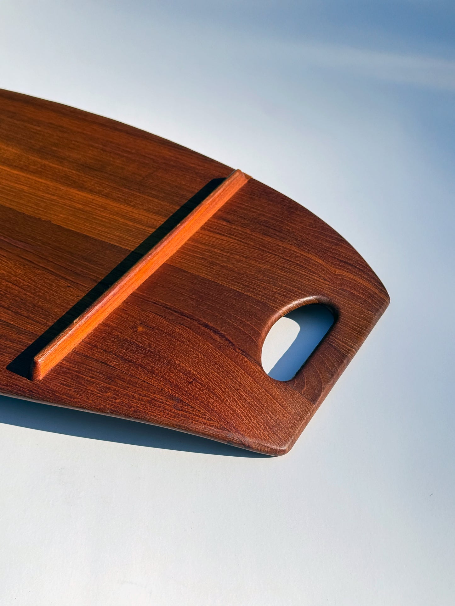 1960s Surfboard Tray by Jens Quistgaard for Dansk in teak
