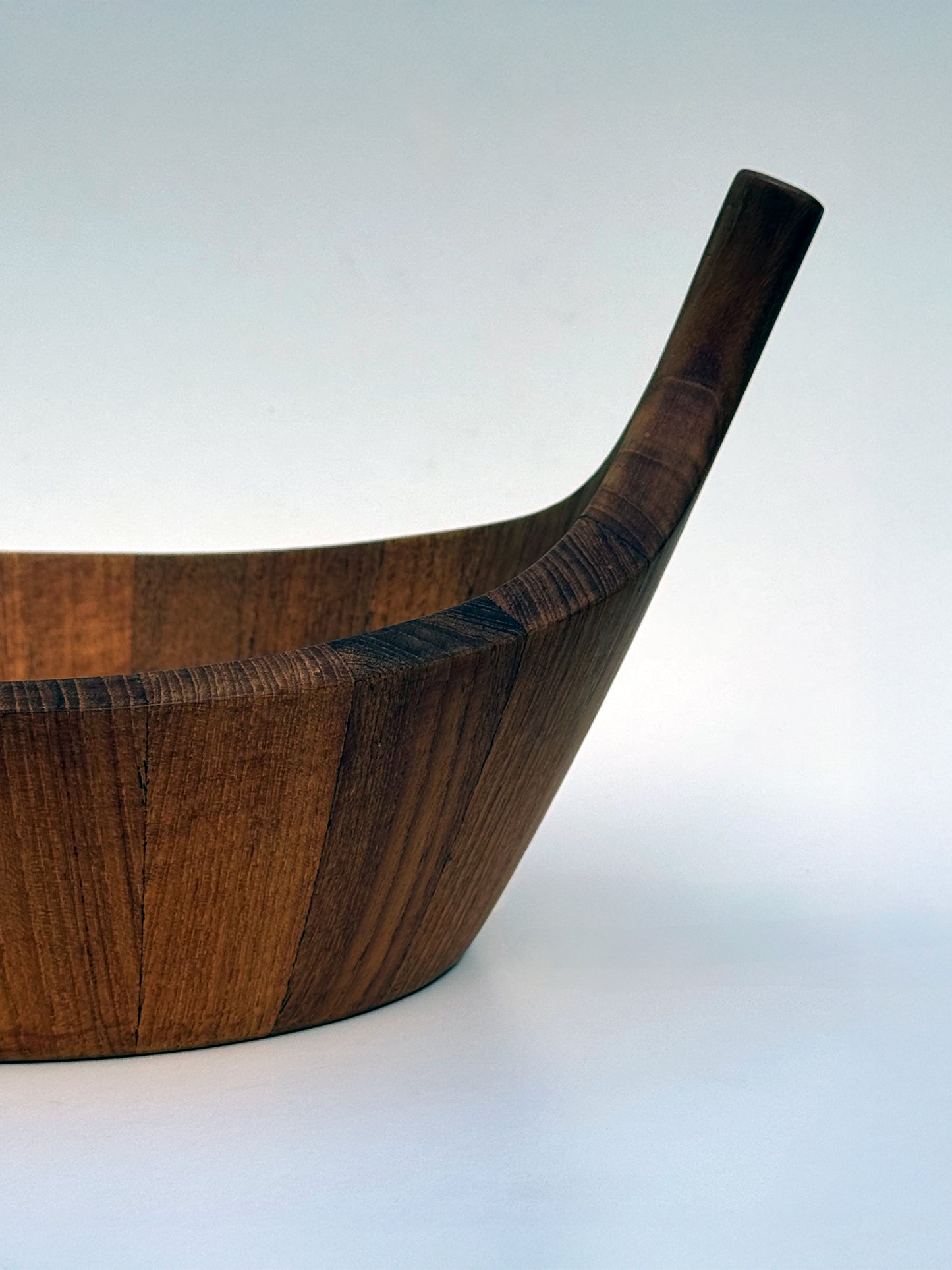 1960s Viking Bowl by Jens Quistgaard for Dansk in staved teak