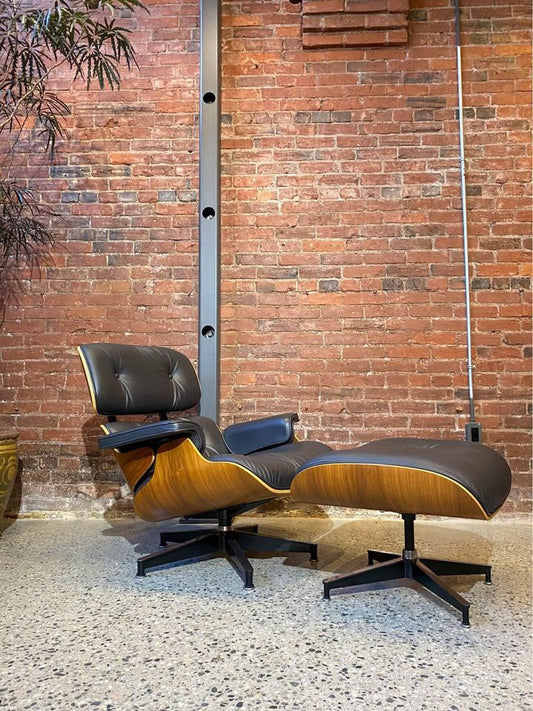 Authentic Eames Lounge Chair and Ottoman