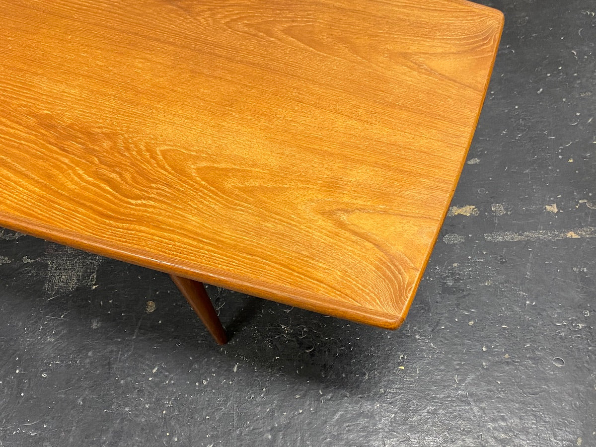 Danish Teak "Surfboard" Coffee Table