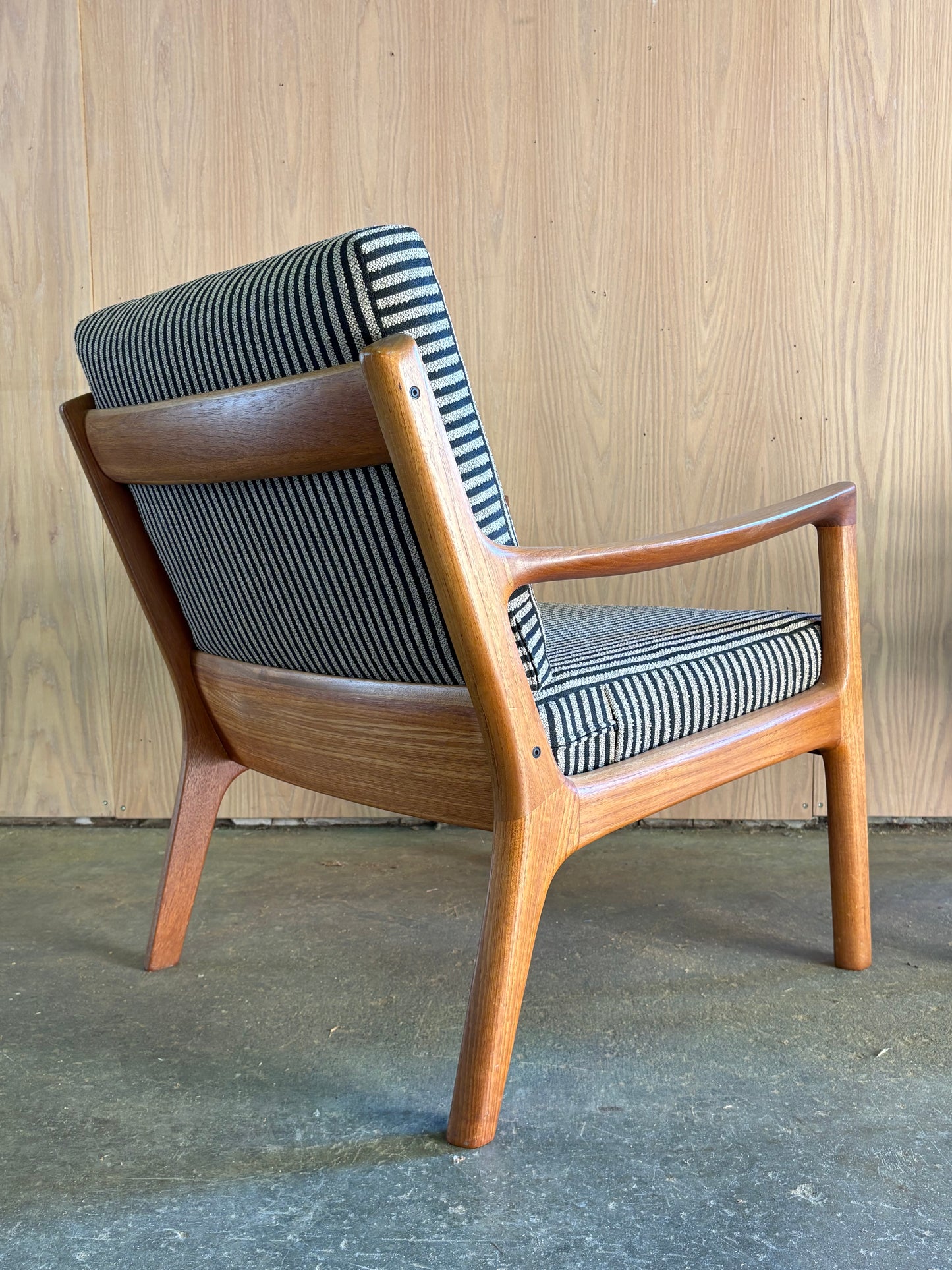 Pair of 1960s Danish Teak Lounge Chairs by Ole Wanscher