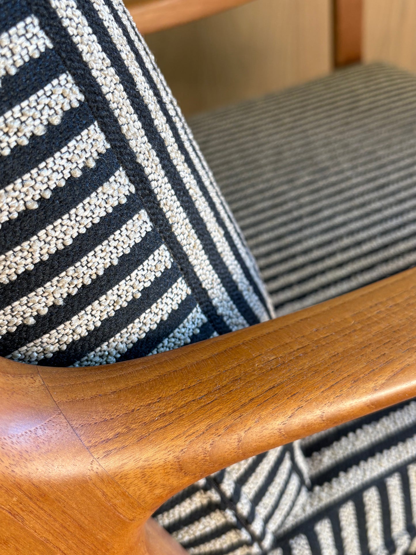 Pair of 1960s Danish Teak Lounge Chairs by Ole Wanscher