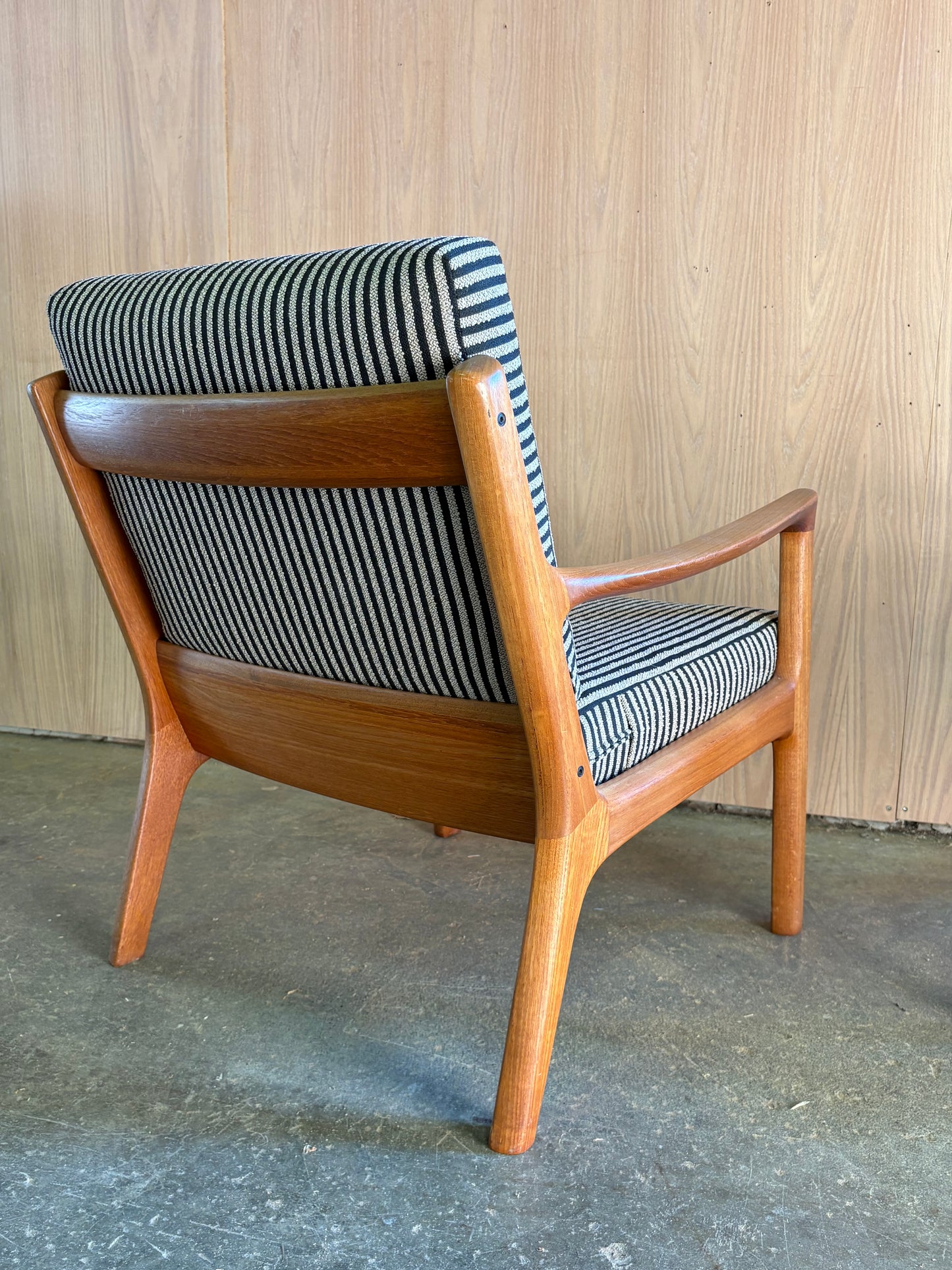 Pair of 1960s Danish Teak Lounge Chairs by Ole Wanscher