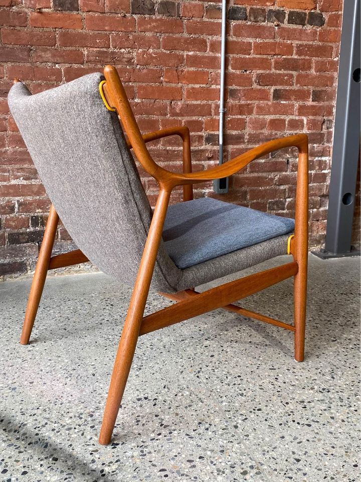 Finn Juhl NV45 Chair in Teak for Niels Vodder Circa 1959