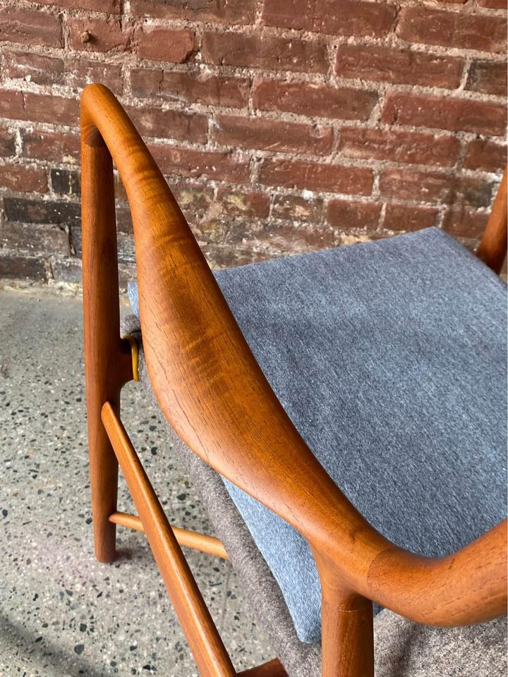 Finn Juhl NV45 Chair in Teak for Niels Vodder Circa 1959