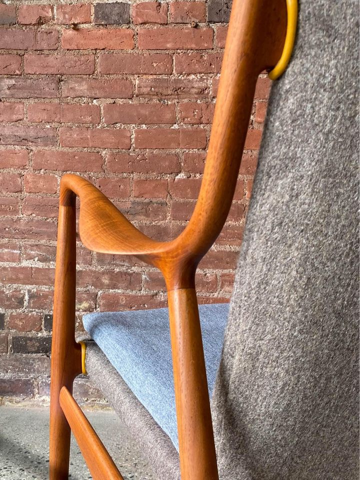 Finn Juhl NV45 Chair in Teak for Niels Vodder Circa 1959