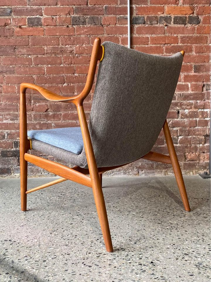 Finn Juhl NV45 Chair in Teak for Niels Vodder Circa 1959