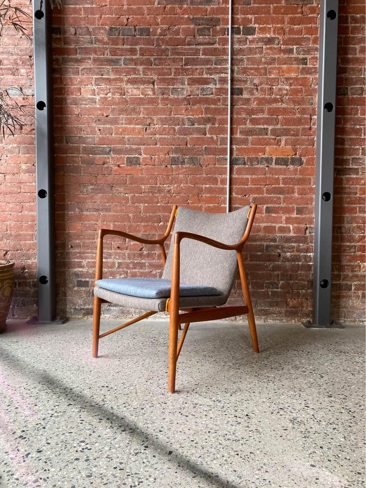 Finn Juhl NV45 Chair in Teak for Niels Vodder Circa 1959