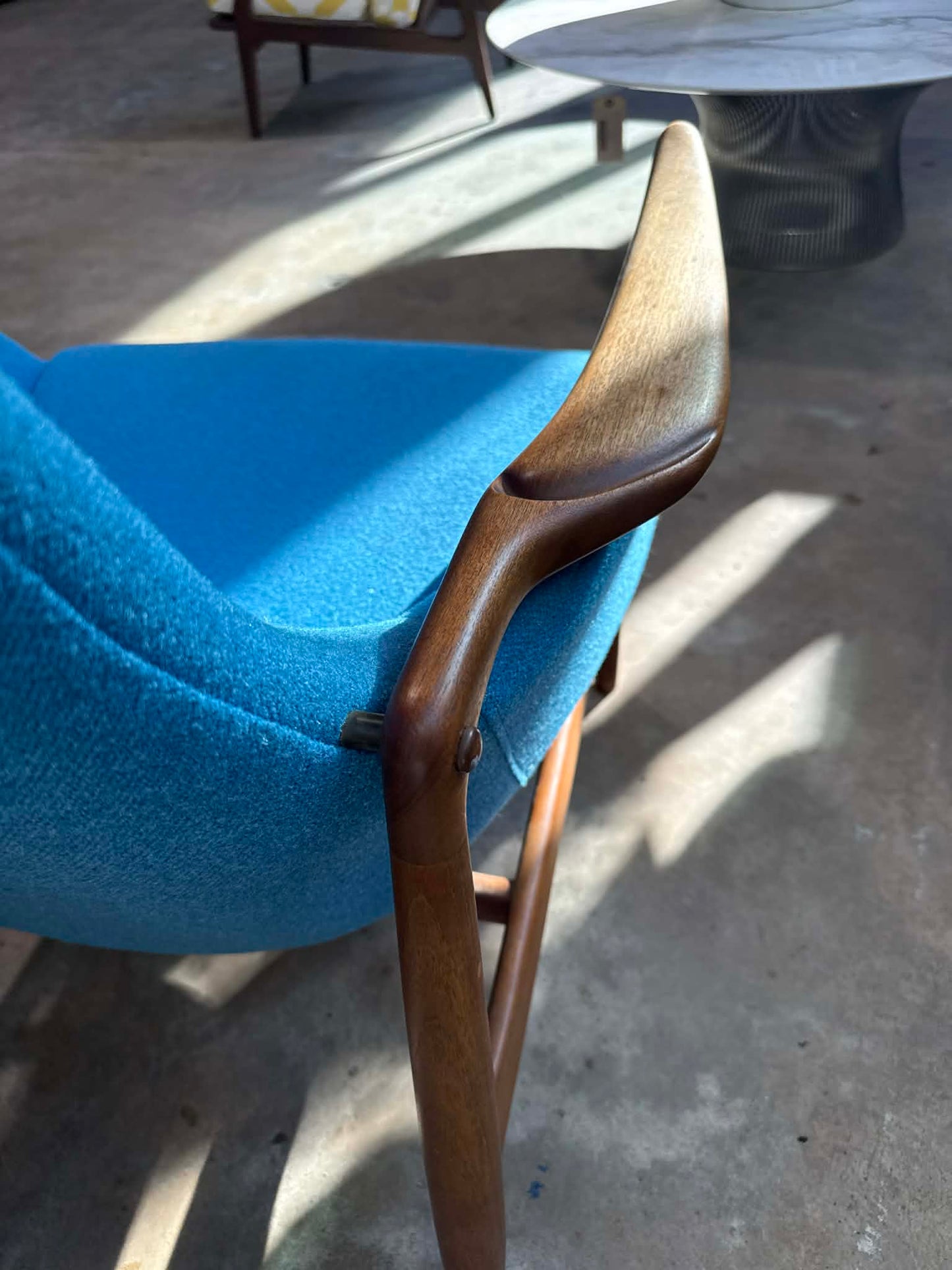 Finn Juhl NV53 lounge chair for Niels Vodder Teak