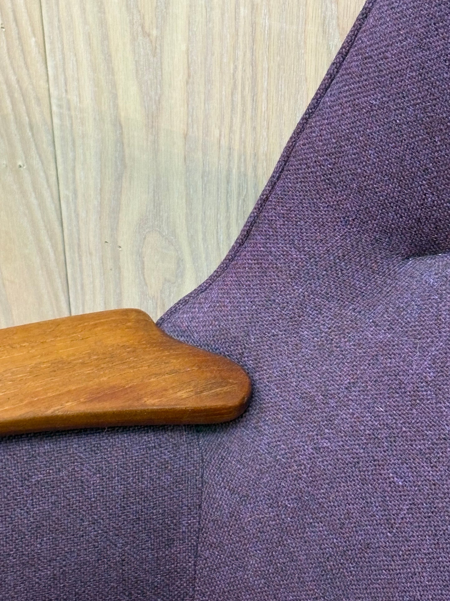 Hans Wegner Teak and Oak AP27 “Mama Bear” Lounge Chair for AP Stolen