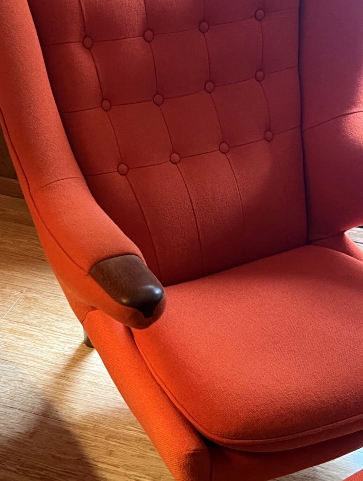 1960s Hans Wegner Bear Chair and Ottoman for AP Stolen
