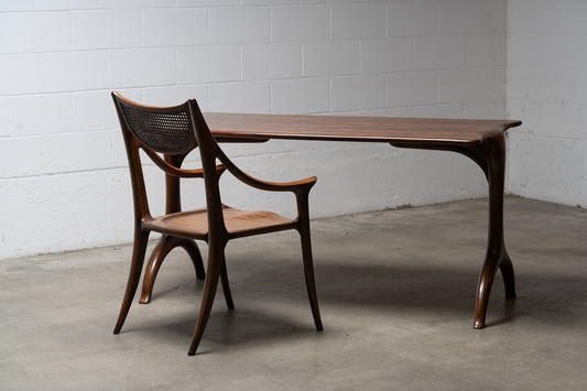 Keno Bros. Signed Desk and Chair Set for Theodore Alexander, Circa 2010s