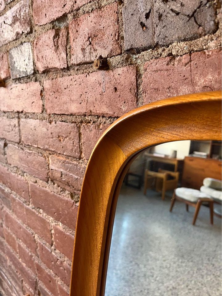 Mid-Century Danish Teak Mirror