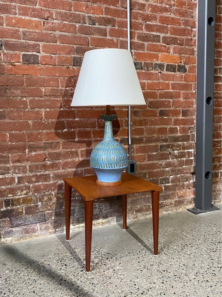 Mid Century Italian Table Lamp by Alvino Bagni