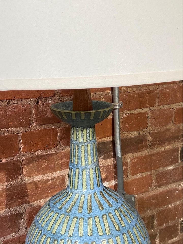 Mid Century Italian Table Lamp by Alvino Bagni