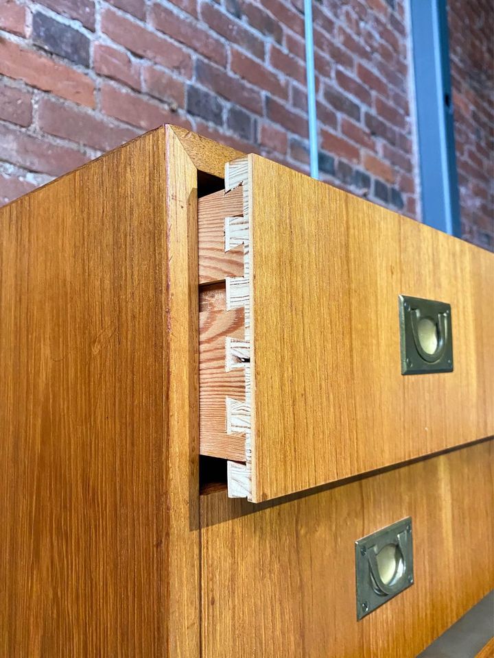 Mid Century Teak Dresser Circa 1960s