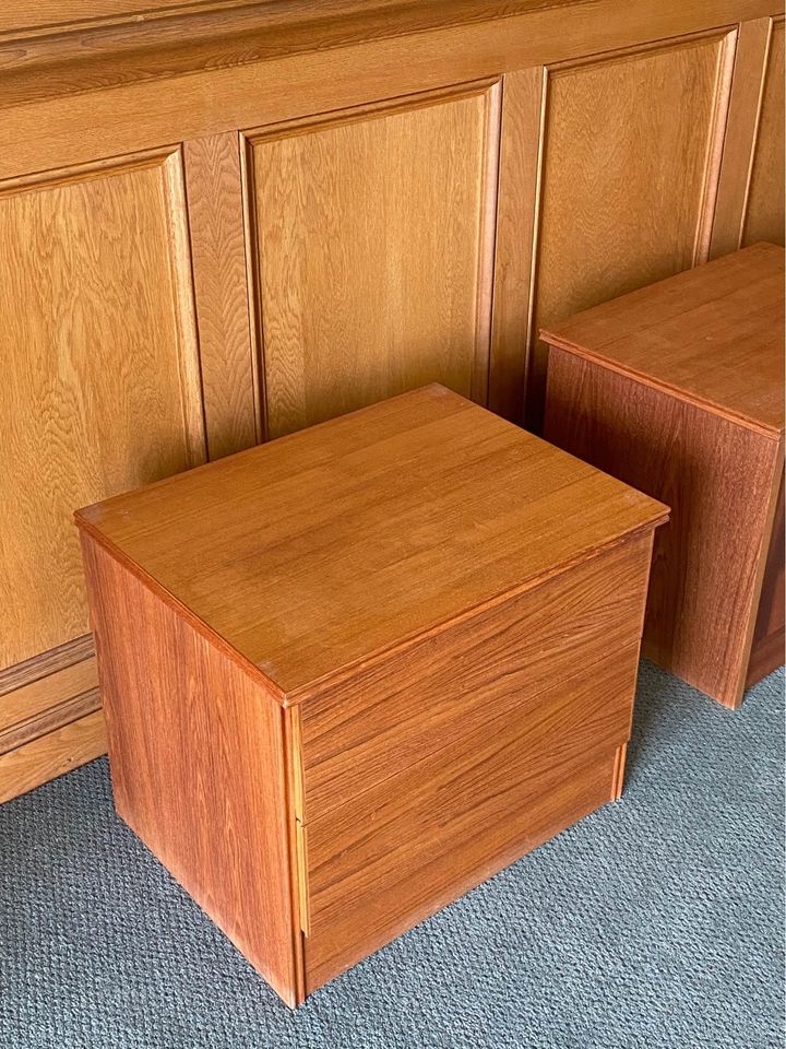 Mid Century Teak Small Chests  Dressers  Nightstands