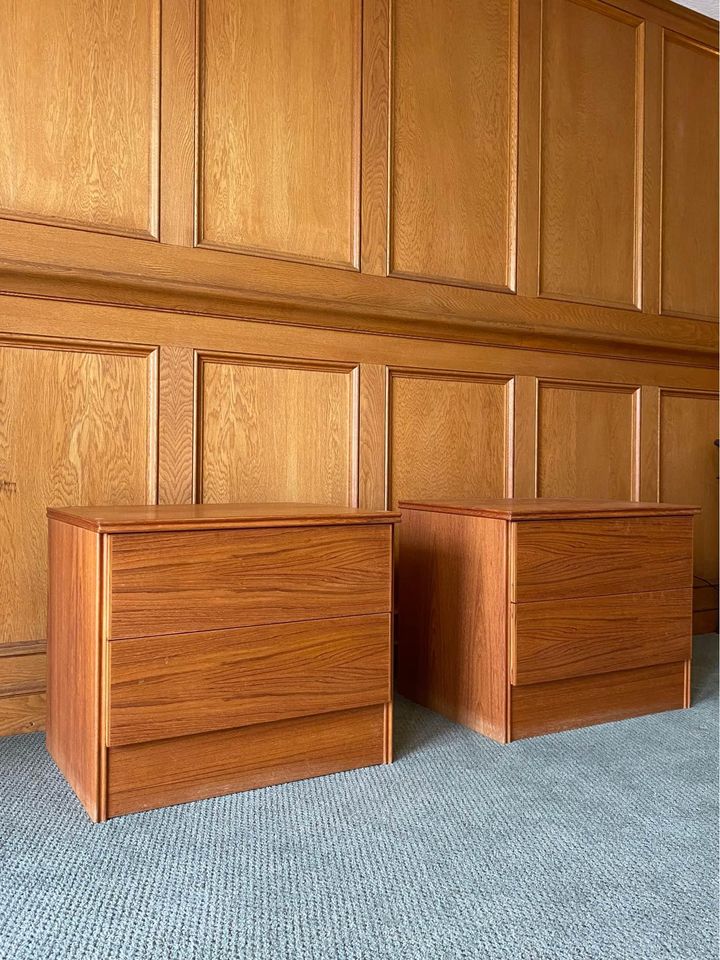 Mid Century Teak Small Chests  Dressers  Nightstands