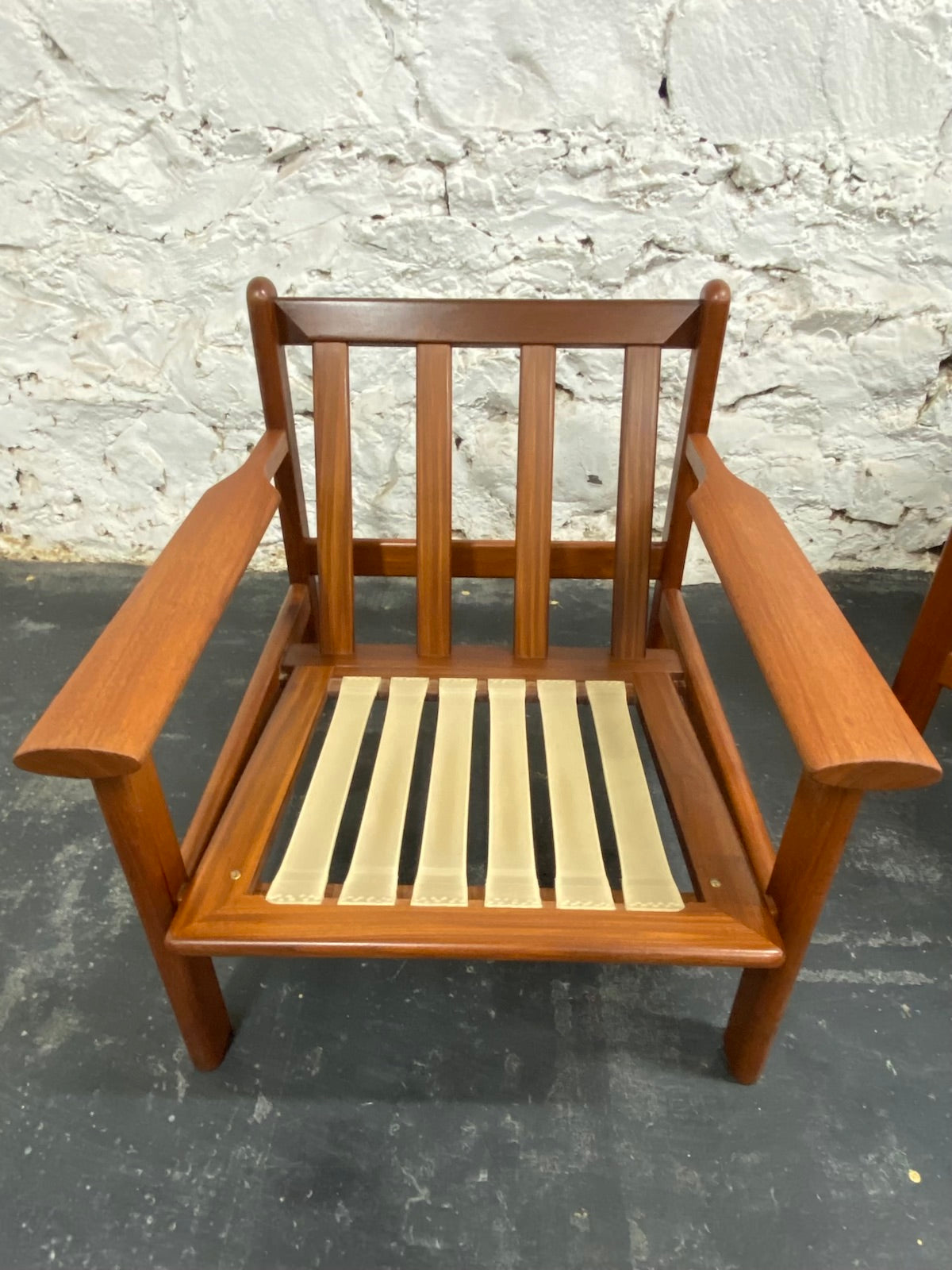 Model 390 Teak Lounge Chairs