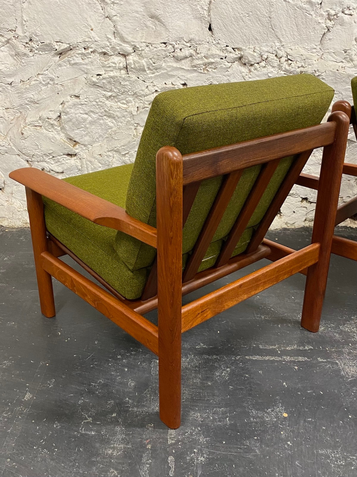 Model 390 Teak Lounge Chairs