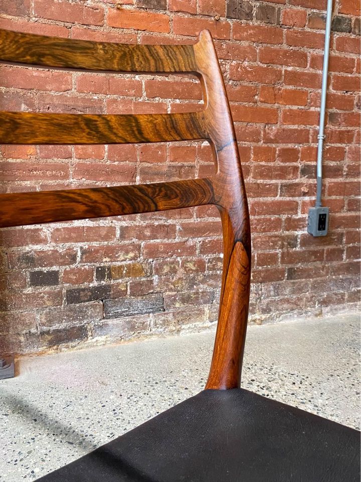 Model 78 Dining Chairs by Niels Møller in Brazilian Rosewood