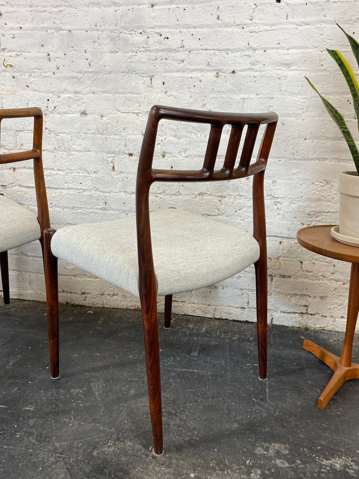 Model 79 Chairs in Rosewood by N.O. Moller