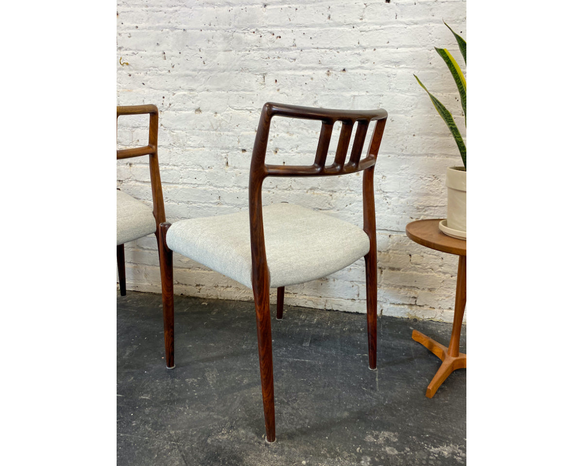 Model 79 Chairs in Rosewood by N.O. Moller