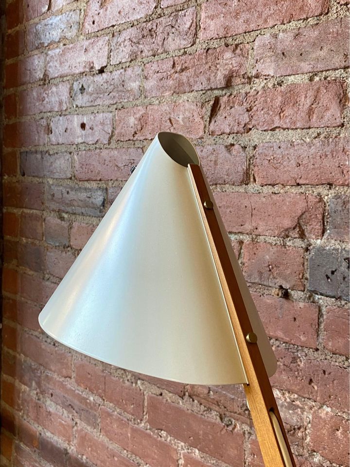 Model B54 Teak and Metal Desk Lamp by Hans Agne Jakobsson circa 1950