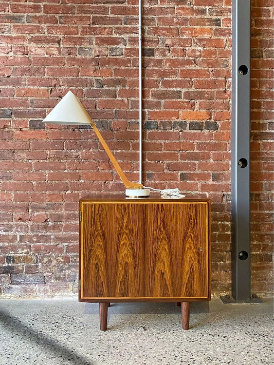 Model B54 Teak and Metal Desk Lamp by Hans Agne Jakobsson circa 1950