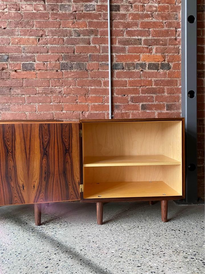 Pair of 1960s Brazilian Rosewood Cabinets by Hundevad & Co.