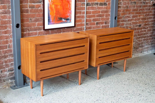 Pair of 1960s Danish Teak Dressers