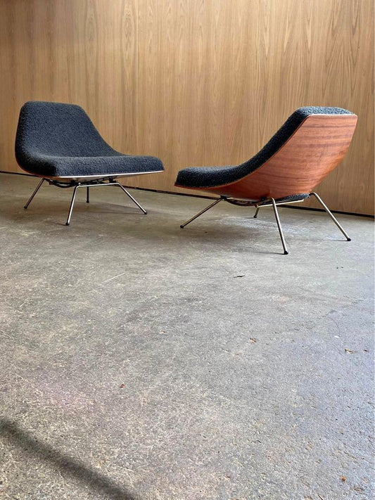 Pair of 1950s “Winnipeg” Lounge Chairs by AJ Donahue