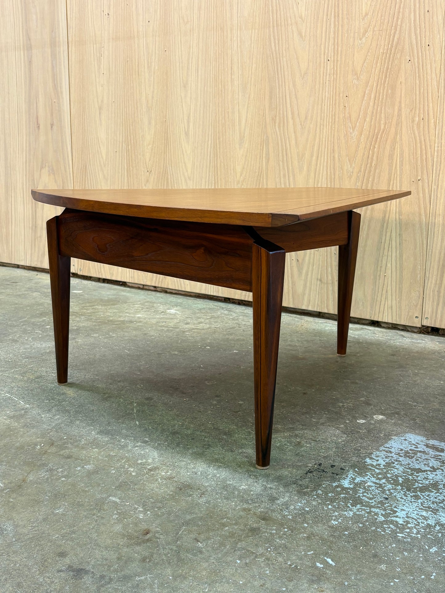 Pair of 1960s Walnut Side  End Tables